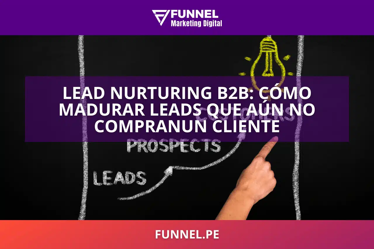 Lead nurturing B2B: cómo madurar leads que aún no compran