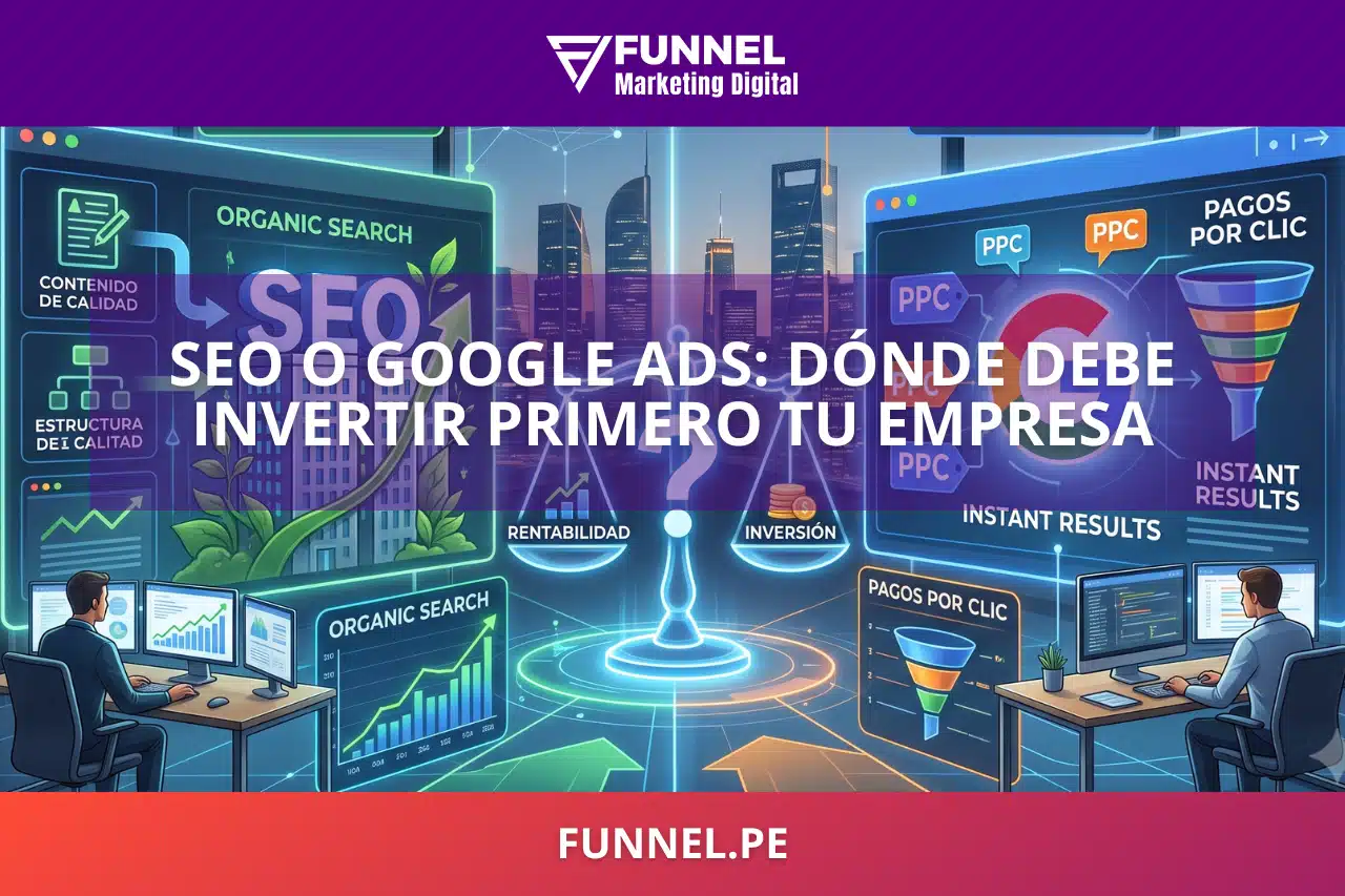 SEO o Google Ads: dónde debe invertir primero tu empresa